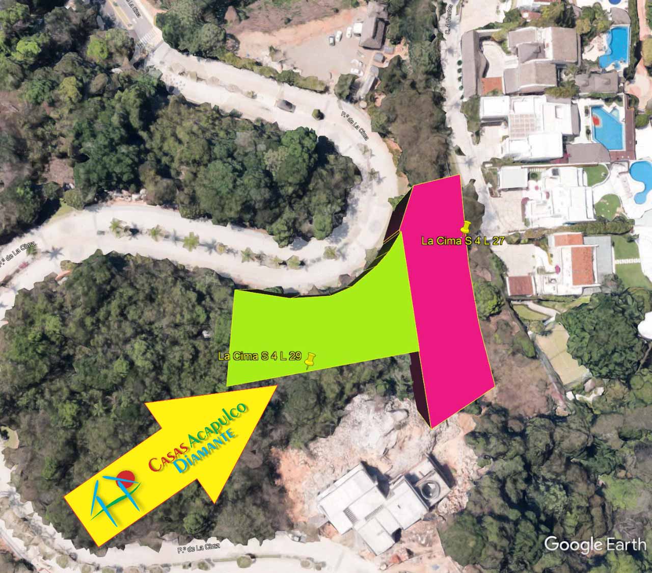 Terreno La Cima S4 L27 y 29 - Vista aérea 3